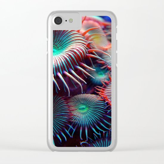 coral reef Clear iPhone Case