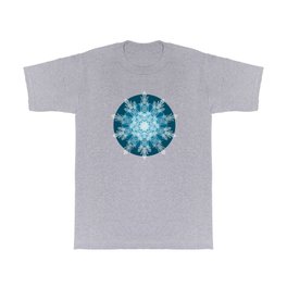 1 Blue Snowflake T Shirt
