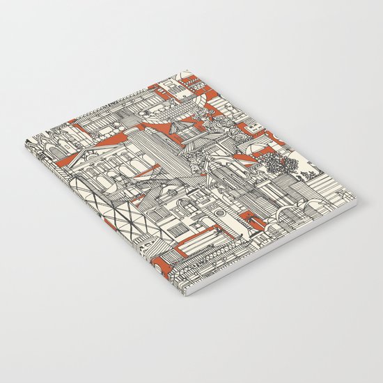 Hong Kong toile de jouy Notebook