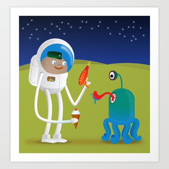 Ice Cream Art Print