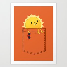 Pocketful of sunshine Art Print