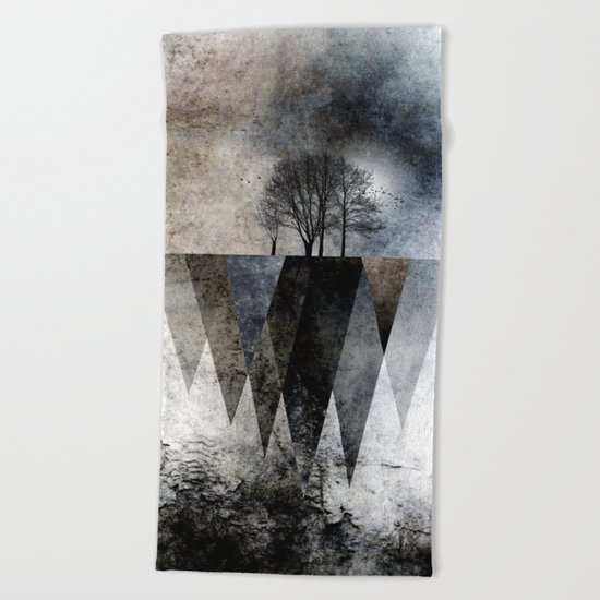 TREES over MAGIC MOUNTAINS II Beach Towel