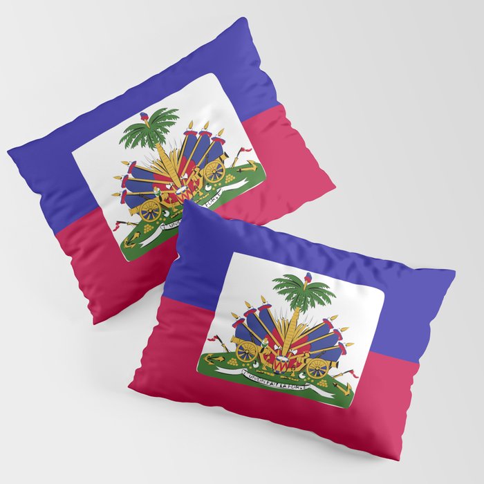 Haiti flag emblem Pillow Sham