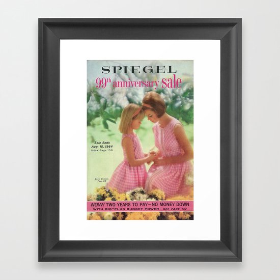 1964 - 99th Anniversary Sale Catalog Cover Framed Art Print
