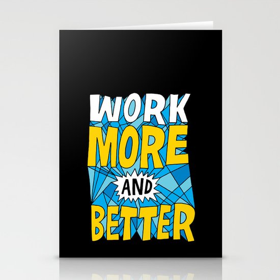 More & Better Stationery Cards