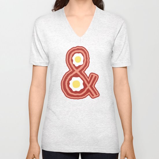 Bacon & Eggs Unisex V-Neck