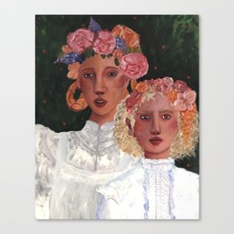 The Flower Girls Canvas Print