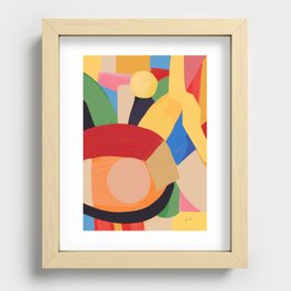 Abstract Composition Recessed Framed Print
