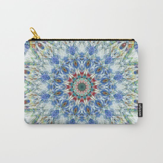 Kaleidoscope No. 3 - Blue Carry-All Pouch