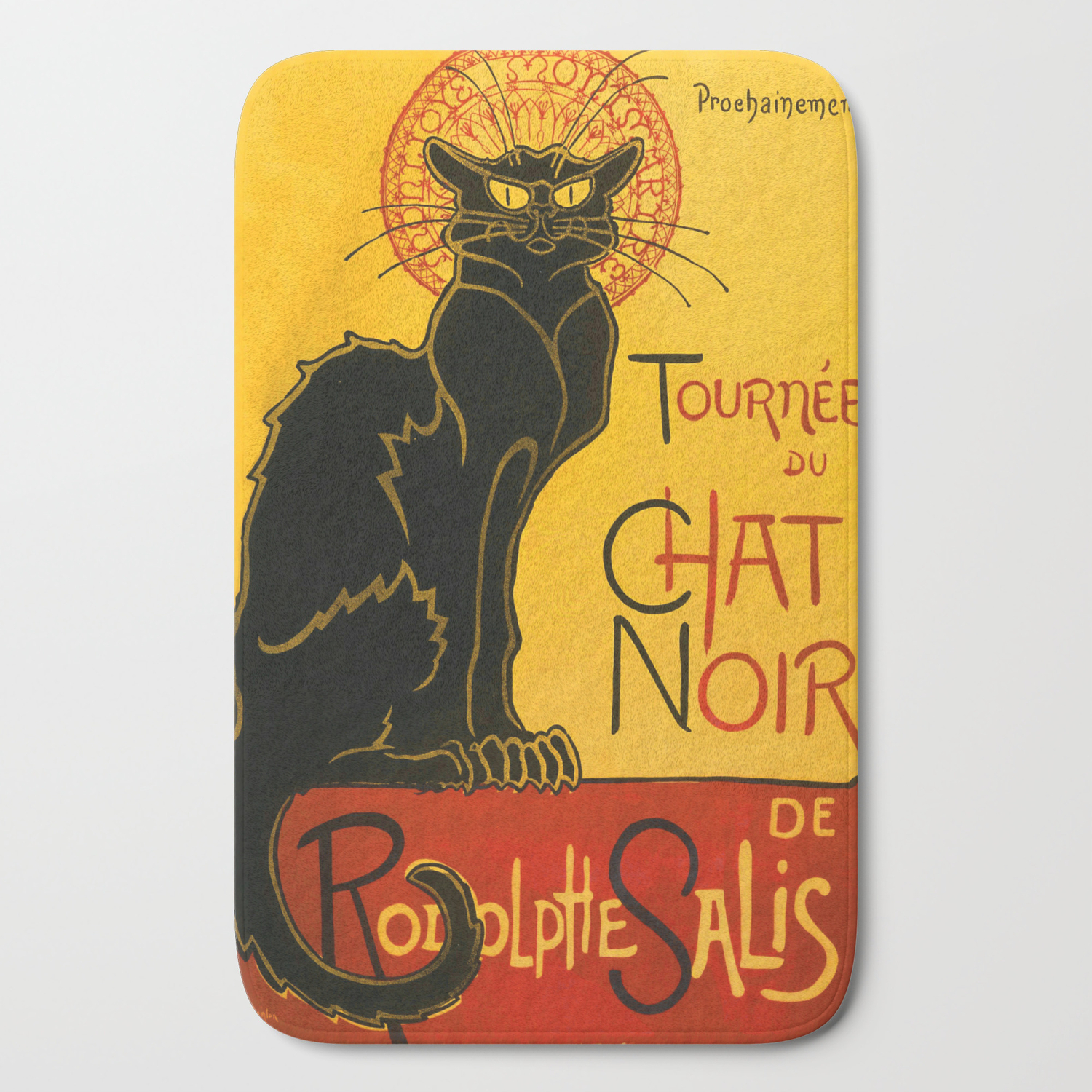 Le Chat Noir The Black Cat Art Nouveau Art Print By Artgallery
