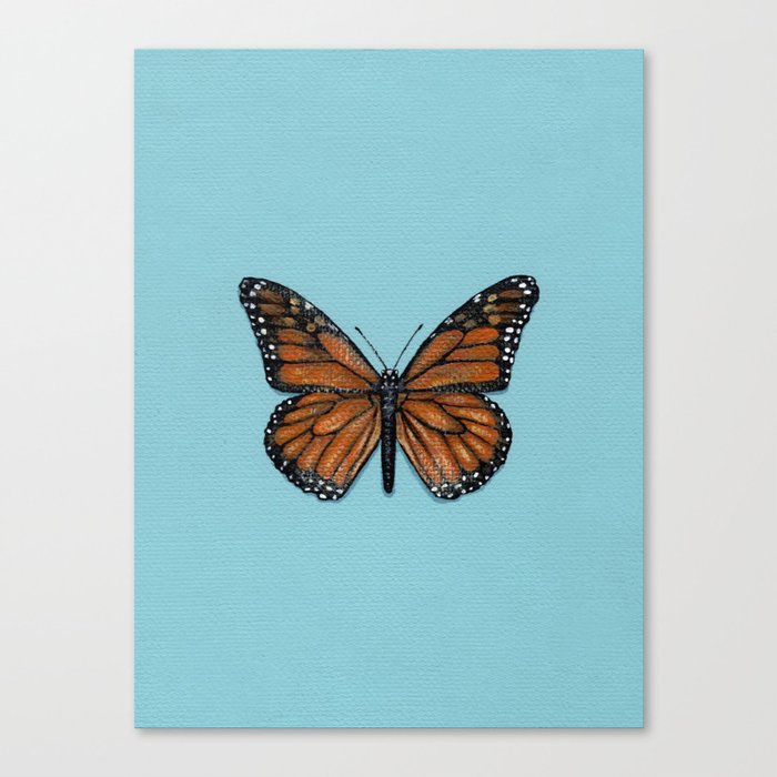 Monarch Butterfly Painting Canvas Print