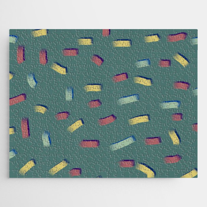 Color confetti pattern 2 Jigsaw Puzzle
