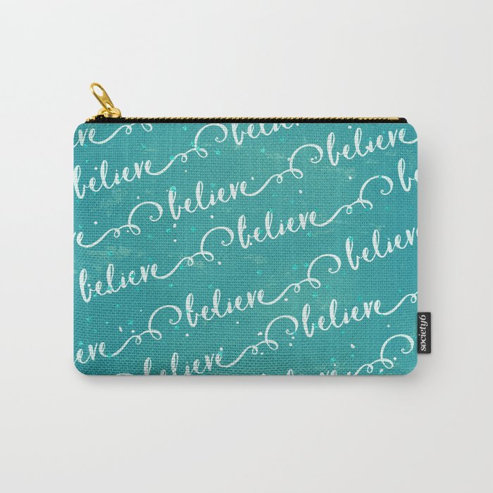 Believe in Blue Carry-All Pouch