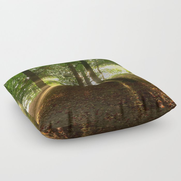 twilight forest art  Floor Pillow