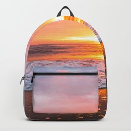 Dream Glow Clouds Sunny Sea Horizon Backpack