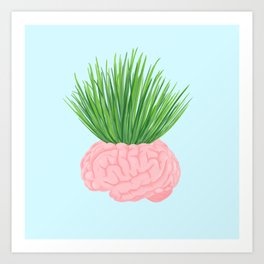 WHAT THE BRAIN IS ACTUALLY DOING Art Print