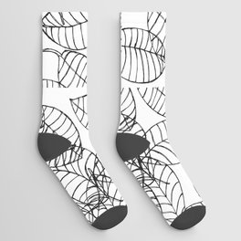 minimal leaves Socks