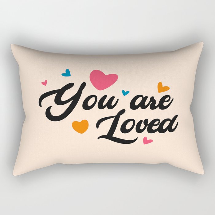 You Are Loved Rectangular Pillow