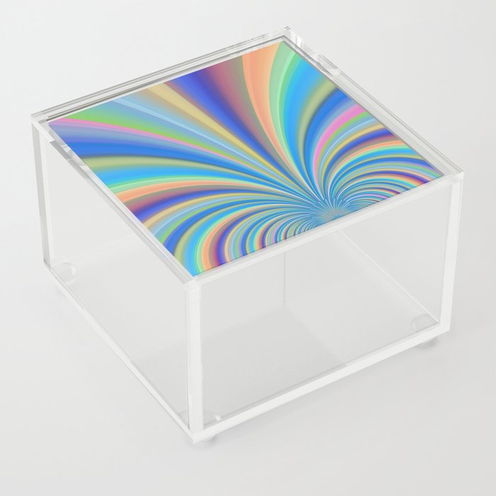 Colorful Spray Acrylic Box