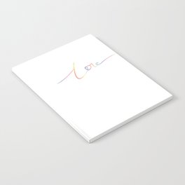 Print "Love" in rainbow gradient Notebook