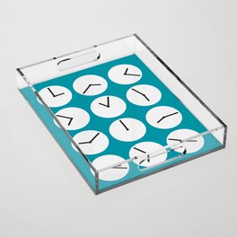 Minimal clock collection 4 Acrylic Tray