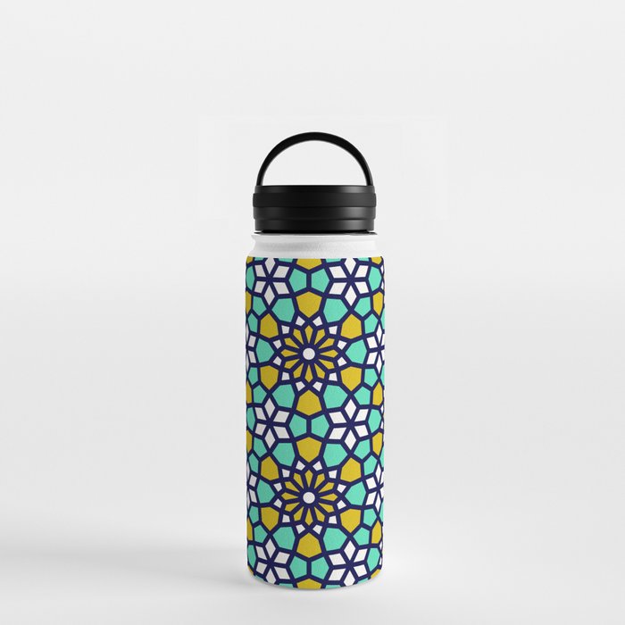Persian Mosaic – Yellow & Green Water Bottle