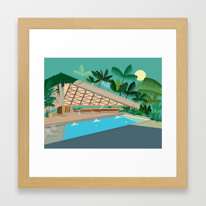 That Jackie Treehorn Home! Framed Art Print by Judy Oliva Society6