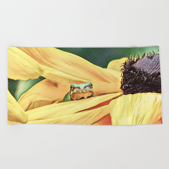 SneekaPeek Beach Towel
