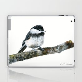 Black-capped Chickadee by Teresa Thompson Laptop & iPad Skin