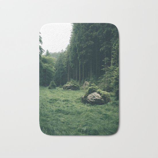 Forest Field - Landscape Photography Bath Mat