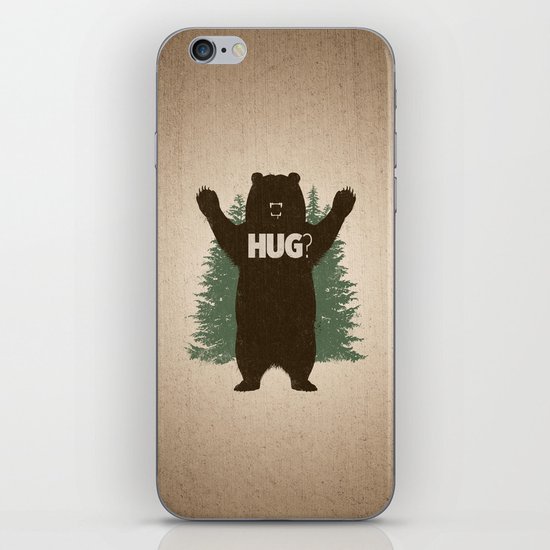 Bear Hug iPhone & iPod Skin