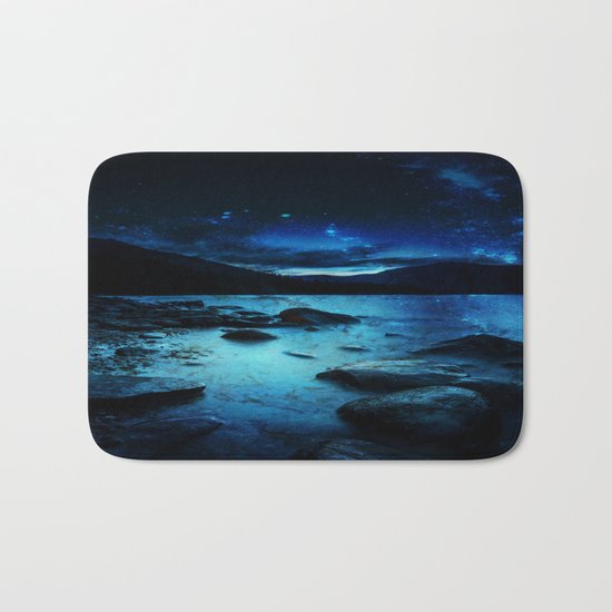 Magical Mountain Lake Bath Mat