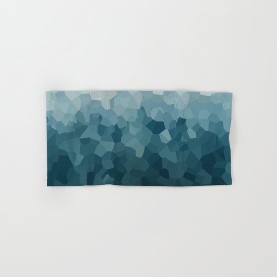 Ice Blue Mountains Moon Love Hand & Bath Towel