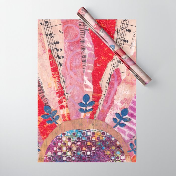 Sunbeam Collage Wrapping Paper