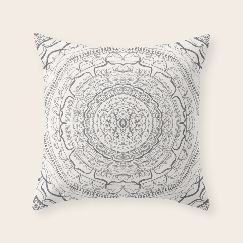 white lace throw pillows