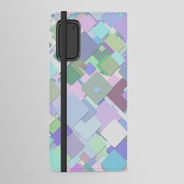 Colorful Squares Pattern Design Android Wallet Case