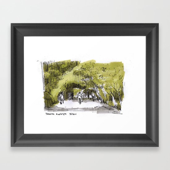 Reserva Ecologica en Buenos Aires Framed Art Print