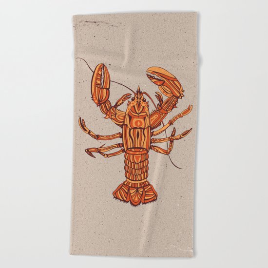 LOBSTER Beach Towel