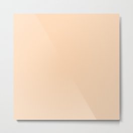 Peach Puff Metal Print | Filled, Html, Paint, Shade, Tinge, Graphicdesign, Solid, Hue, Blossomink, Tint 
