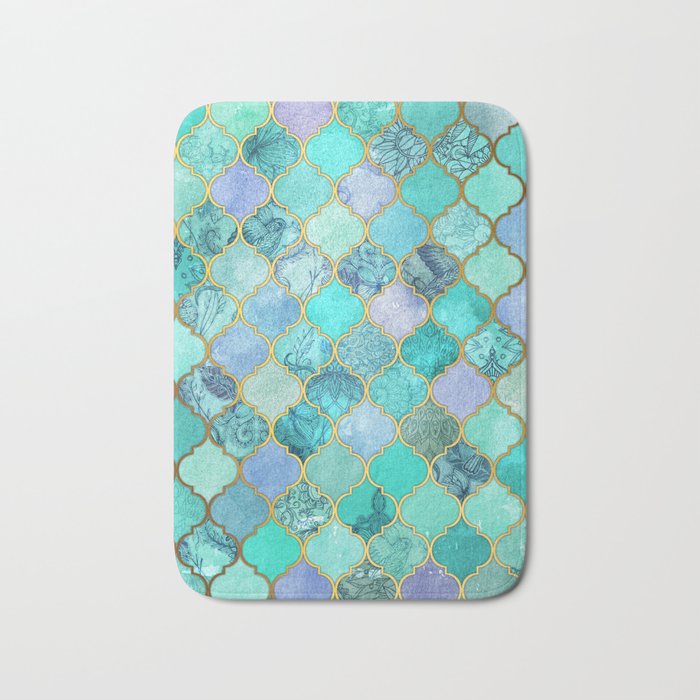 Society6 ケース Cool Jade & Icy Mint Decorative Moroccan Til Cool Jade & Icy Mint Decorative Moroccan Tile Pattern