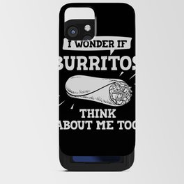 Burrito Tortilla Wrap Breakfast Bowl Vegan iPhone Card Case