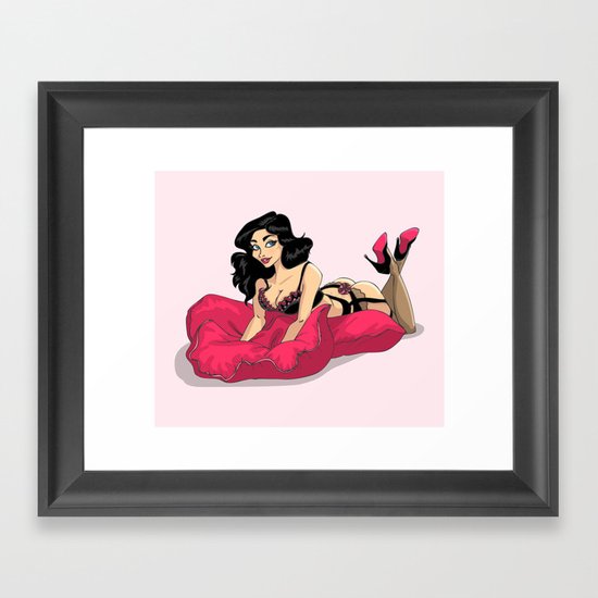 PillowTalk Framed Art Print