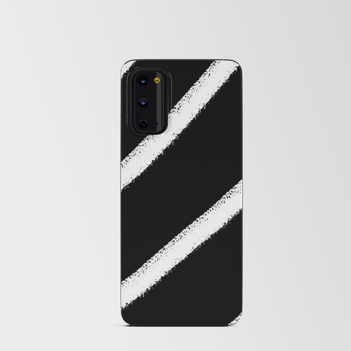 Black and white stripes 3 Android Card Case