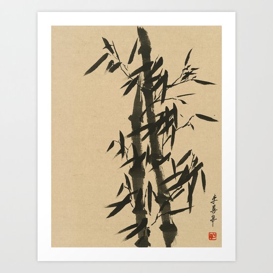 bamboo Art Print