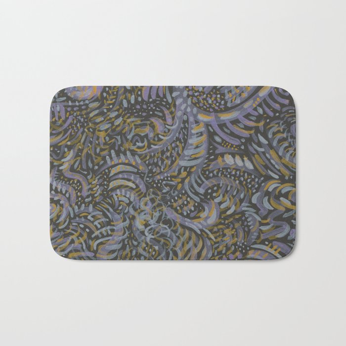 On Black Bath Mat