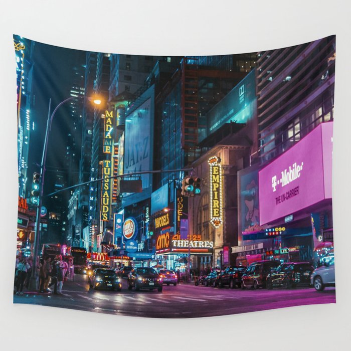 Colorful New York Empire Wall Tapestry