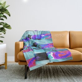 Melted Tides Throw Blanket