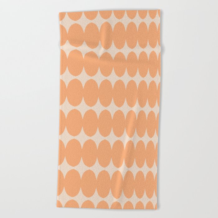 Sparkles Pattern - Orange Beach Towel