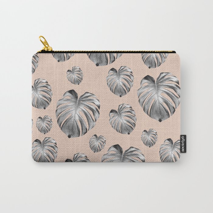 Tropical Monstera Dream #1 #tropical #pattern #decor #art #society6 Carry-All Pouch