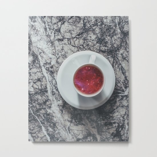 COFFEE PORTAL TO THE UNIVERSE Metal Print